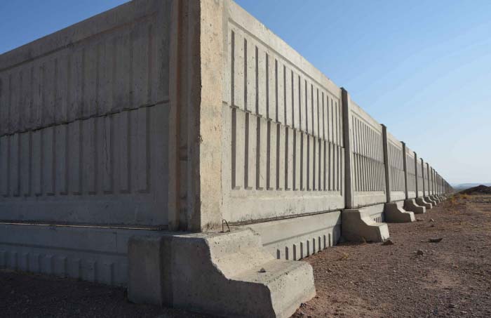 دیوار بسته به ارتفاع 250 سانتی متر (6H)
